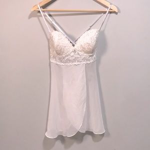 Vintage Bridal Honeymoon Slip Dress Lingerie